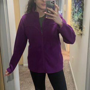 DONATING SOON Purple Fleece Jacket